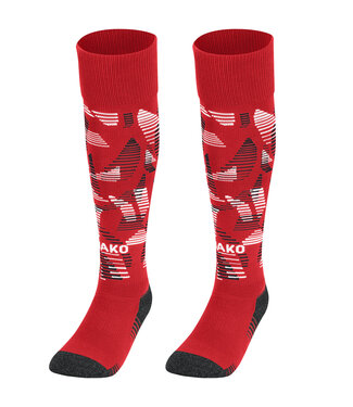 JAKO Kousen Sonic│Rood  - Zwart - Wit