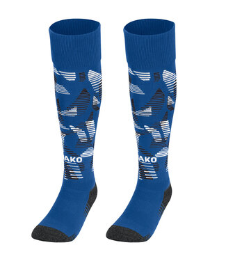 JAKO Kousen Sonic│Royal - Zwart - Wit