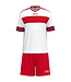 JAKO Shirt Club 92 | Wit - Rood - Kastanje