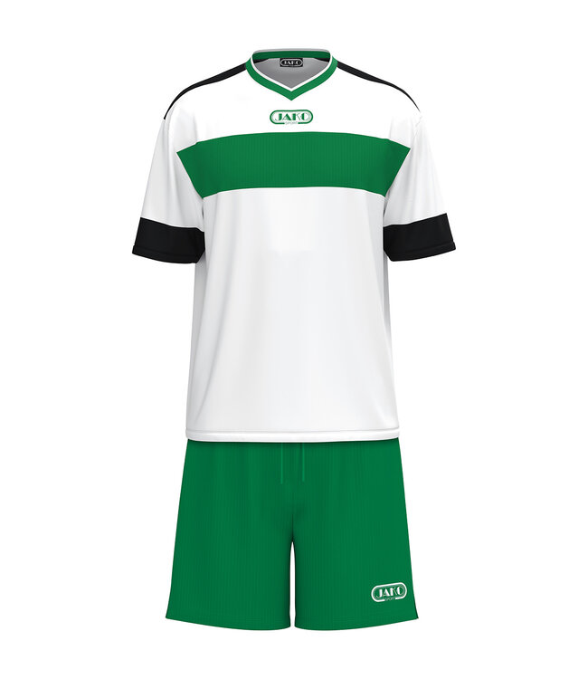 JAKO Shirt Club 92 | Wit - Sportgroen - Zwart