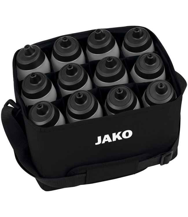 JAKO Flessendrager One – Praktisch, robuust en duurzaam  Zwart