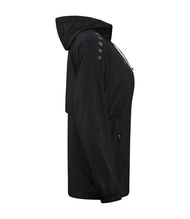 JAKO Lightweight jas Flow | Dames | Zwart