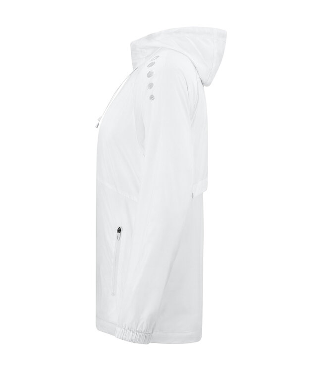JAKO Lightweightjas Flow | Uni - Kids | Wit