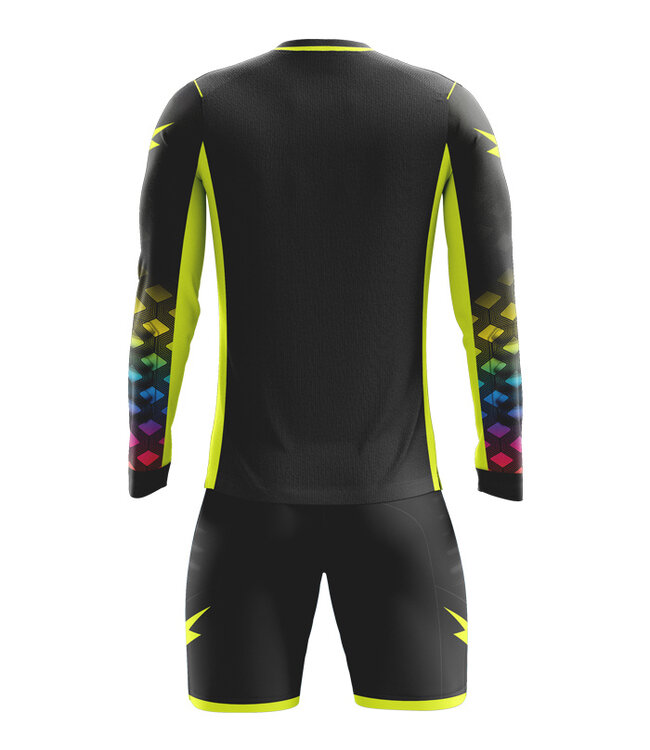 Zeus Keeperset Vintage Kids en Adults│Zwart-Fluogeel