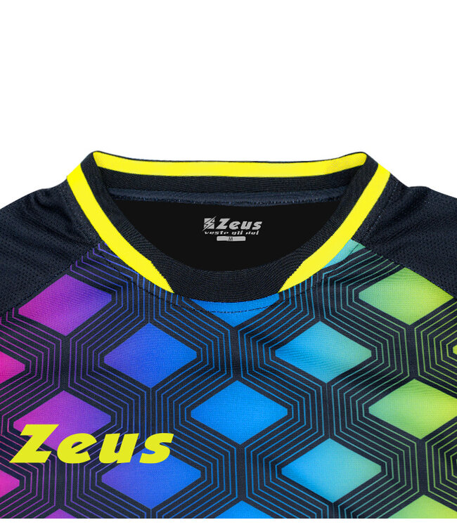Zeus Keeperset Vintage Kids en Adults│Zwart-Fluogeel