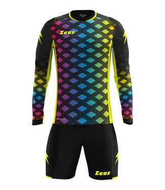 Zeus Keeperset Vintage Kids en Adults│Zwart-Fluogeel