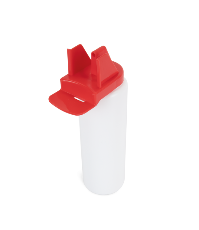 Proact Ideale Drinkfles / Bidon voor Teamsport | Wit-Rood