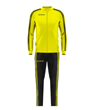 Givova Trainingspak Revolution Summer | Geel-Zwart
