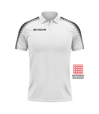Givova Polo Club | Uni│Wit-Zwart