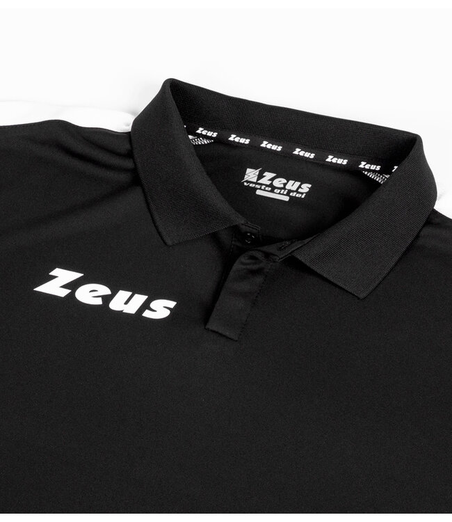 Zeus Polo Start| mini kids- Kids - Uni│Zwart  - Wit