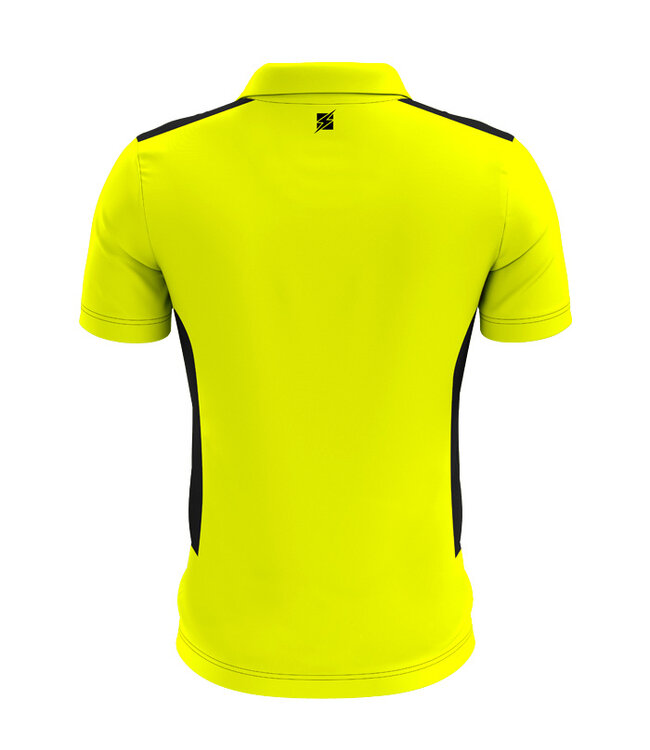 Zeus Polo Start| mini kids- Kids - Uni│Fluogeel - Zwart