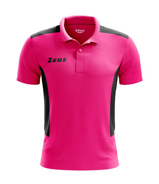 Zeus Polo Start| mini kids- Kids - Uni│Fluo roze - Zwart