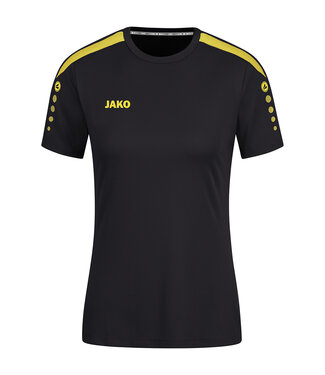 JAKO Shirt Power Dames |Zwart - Citroen