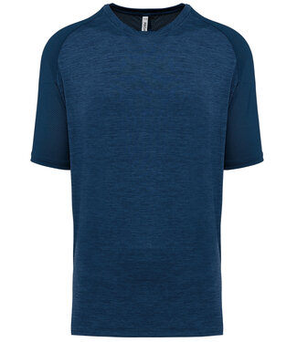 Proact Padelshirt duo tone │Sporty Navy - Marl Sporty Navy