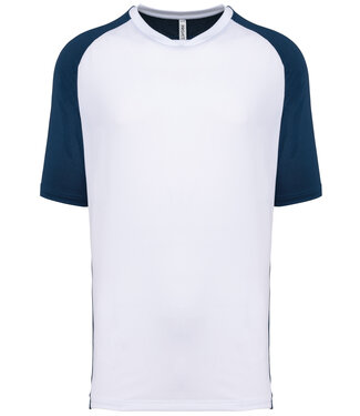 Proact Padelshirt duo tone │Sporty Navy -  White