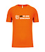 Fanshirt Oranje met tekst "WK er ons gebeuren" | Sportshirt Uni versie in kleur Fluo-Oranje