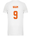 Fanshirt oranje baan | Sportshirt Uni versie in kleur Wit.