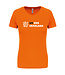Oranje dames shirt met tekst " WK ons verslaan"