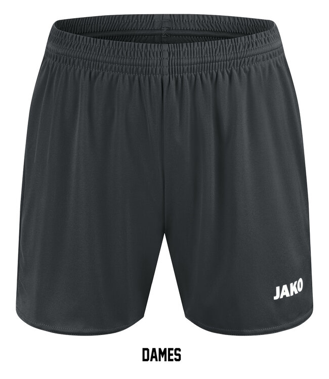 JAKO Short Manchester 2.0 Kids-Uni-Dames Antraciet