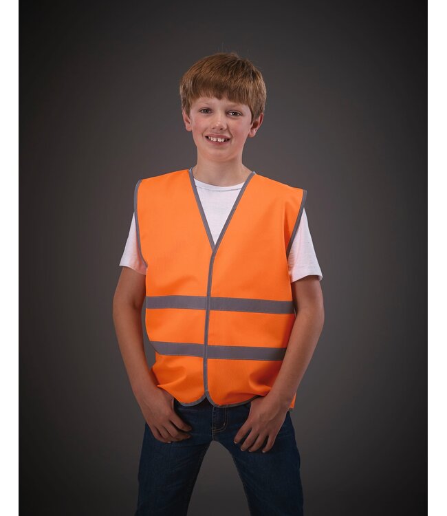 Veiligheidsvestje voor scholen KIDS | Fluo Oranje