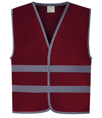 Veiligheidsvestje voor scholen KIDS | Maroon
