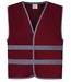 Veiligheidsvestje voor scholen KIDS | Maroon