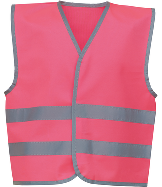 Veiligheidsvestje voor scholen KIDS | Roze