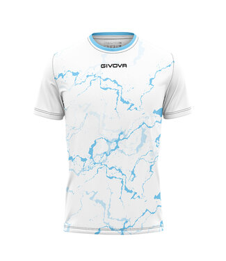 Givova Shirt Grafity│Wit - Skyblue