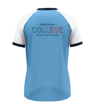 John Dewey College shirt Dynamic Hemelsblauw