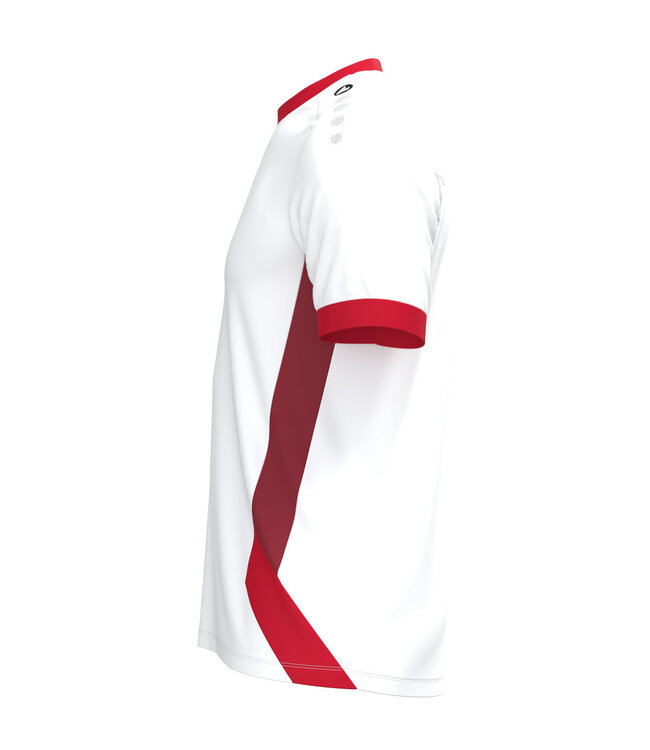 JAKO Shirt River | Wit-Rood-Donkerrood
