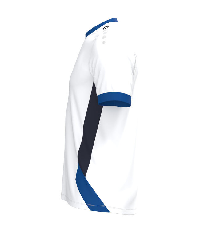 JAKO Shirt River | Wit-Royal-Marine