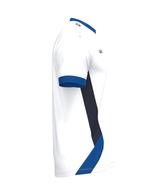 JAKO Shirt River | Wit-Royal-Marine
