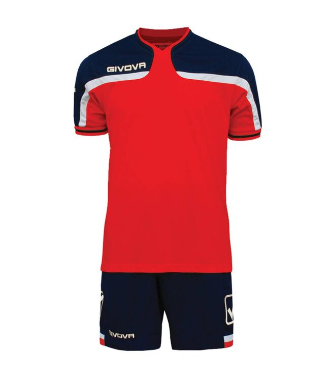 Givova Kit America XS Rood-Zwart