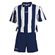Set Stripes wit royalblue maat M Set Stripes wit royalblue maat M