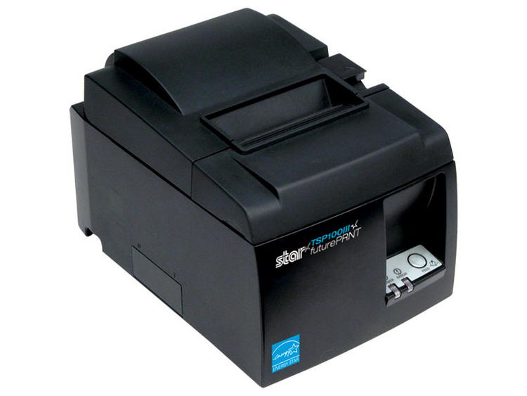 STAR Micronics STAR TSP100III FuturePRNT USB Ticket Printer ZWART