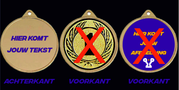 ME 2 Voetbalmedaille  incl.   lint en graveren  - Copy