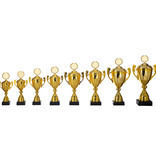 AK 5614 MOOIE LANGE SERIE 8 MATEN GOUD  29-45.5 cm