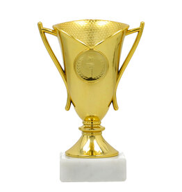 AR 1115 beker in goud-zilver-brons 1 maat : 13 CM