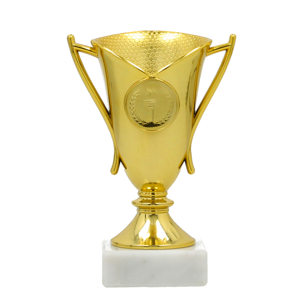 AR 1115 beker in goud-zilver-brons 1 maat : 13 CM