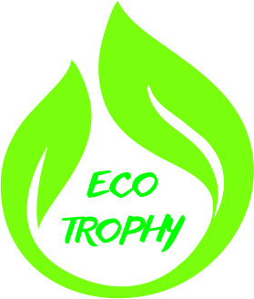 WT 0031 Eco trofee van hout  badminton-  13,5-16,5 cm