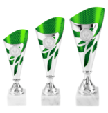 AR 1444 beker in groen-zilver 21-27 Cm