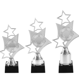 AR 1500 Trofee "ster" zilverkleur 19-23 Cm