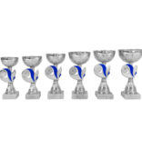 AK 5386 ZILVER-BLAUWE SERIE 6 MATEN 16.5-20  CM