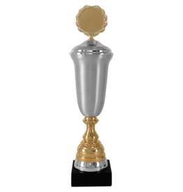 AK 5511 Mat zilveren beker in 5 maten 33-42.5 CM