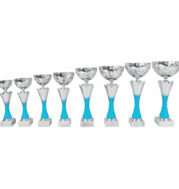 AK 5771 MOOIE LANGE SERIE 8 MATEN ZILVER -BLAUW 26-36 cm