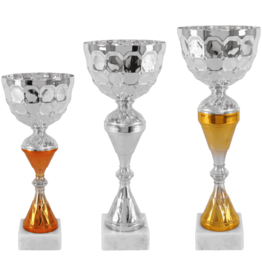 AK 5824 Mooie beker in go-zil-bro  30-34 Cm