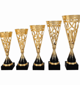 AK 6006 Opengewerkte serie  goudkleur 5 maten 27.5-39 CM