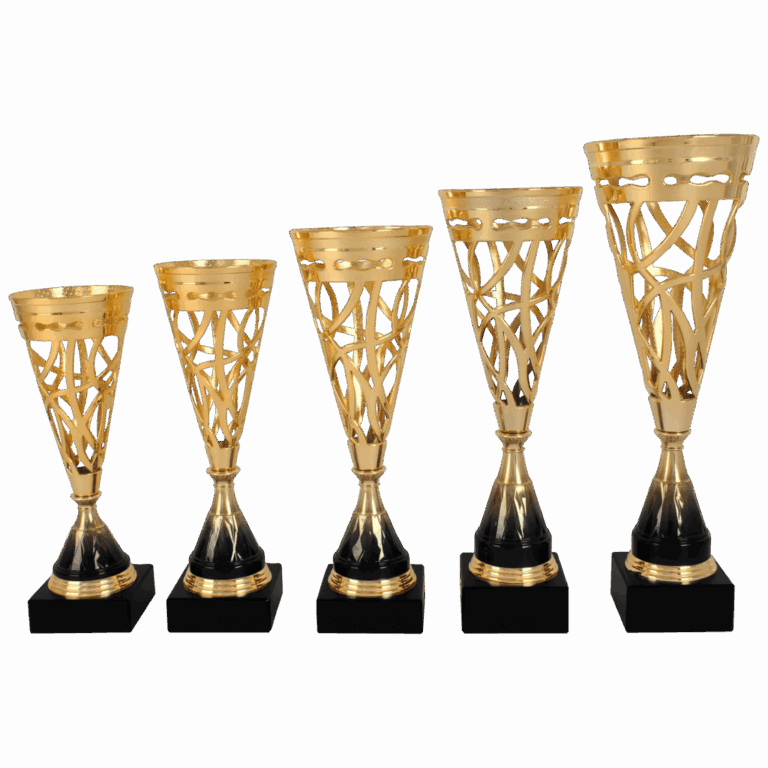 AK 6006 Opengewerkte serie  goudkleur 5 maten 27.5-39 CM