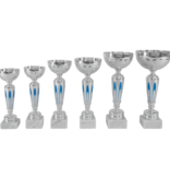 AR 1065 BEKER BLAUW-ZILVER 6 MATEN 19.5-26.5 CM