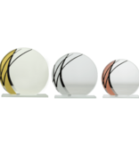 GILLIAN LUXE GLAS AWARD IN GOUD-ZILVER-BRONS  17-21CM MET LUXE DOOS